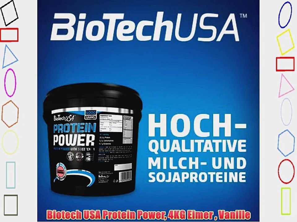 Biotech USA Protein Power 4KG Eimer  Vanille