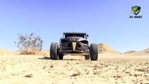 All Electric Off Road Race Car - Electric Vehicle Sounds - Silent Offroad Racing EV West Baja Bug