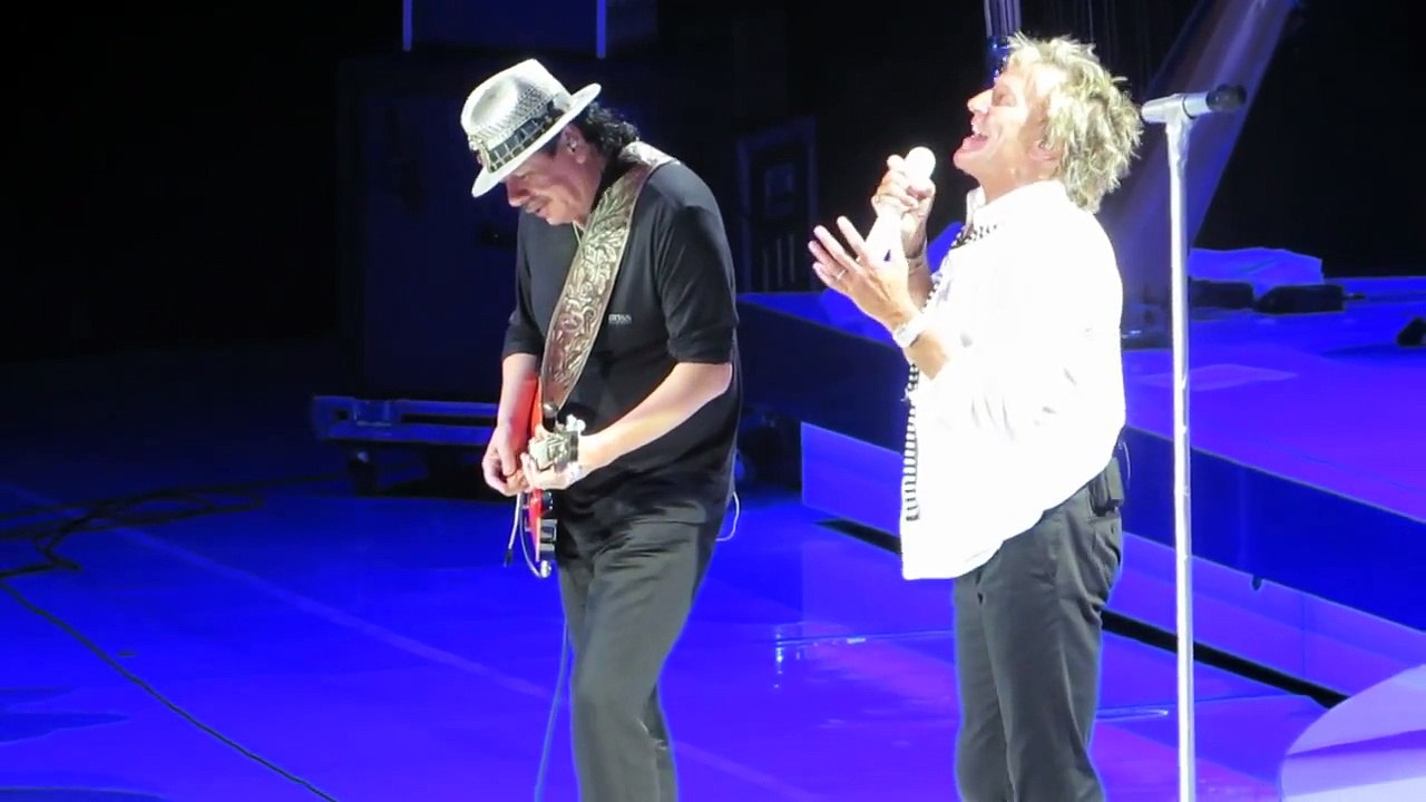carlos santana and rod stewart together Vancouver, 2014
