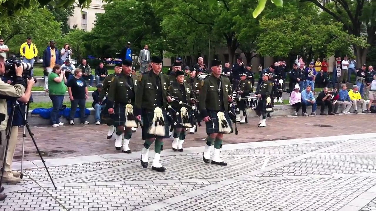US Border Patrol Pipes and Drums - Police Week 2012