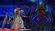 Grand Master Qi Feilong- Nick Cannon Helps Out Kung Fu Master America's Got Talent 2015