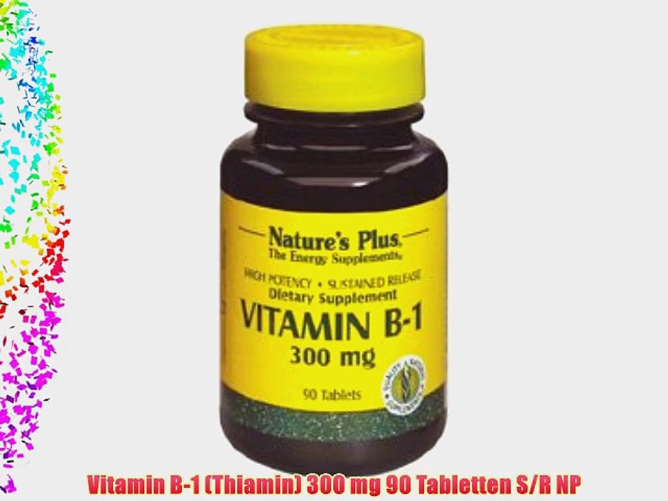 Vitamin B-1 (Thiamin) 300 mg 90 Tabletten S/R NP