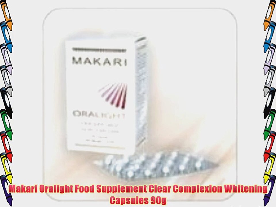 Makari Oralight Food Supplement Clear Complexion Whitening Capsules 90g