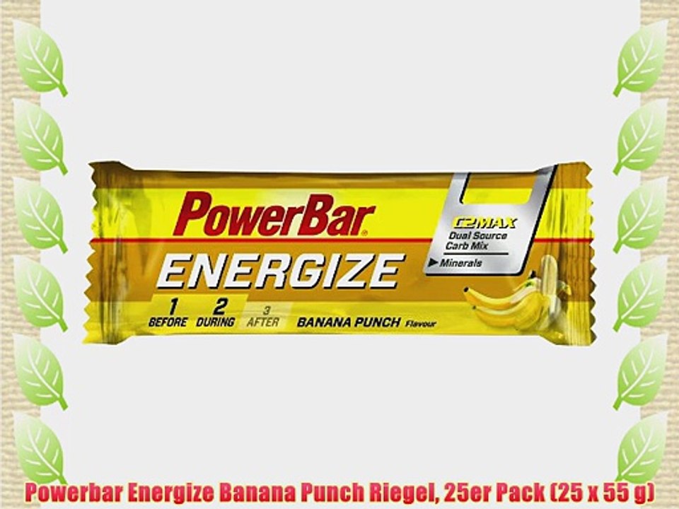 Powerbar Energize Banana Punch Riegel 25er Pack (25 x 55 g)