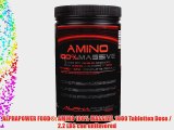 ALPHAPOWER FOOD?: AMINO 100% MASSIVE 1000 Tabletten Dose / 2.2 LBS can unflavored