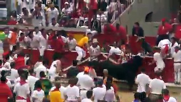Running with the Bulls 2007 Pamplona, Spain