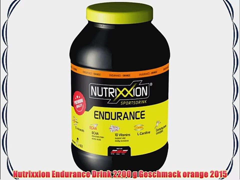 Nutrixxion Endurance Drink 2200 g Geschmack orange 2015
