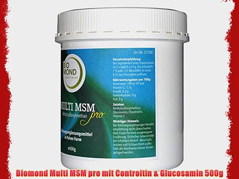 Biomond Multi MSM pro mit Controitin