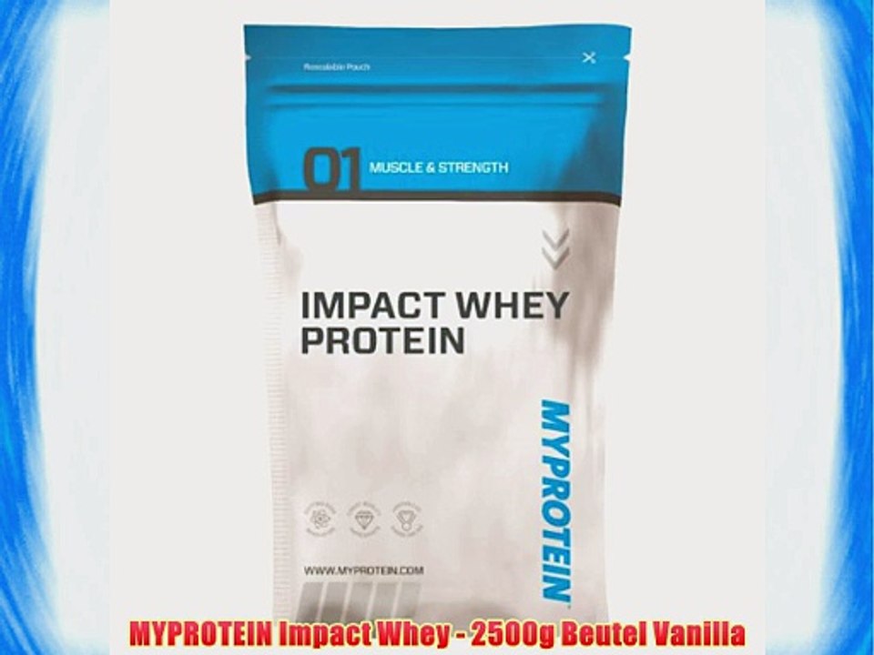 MYPROTEIN Impact Whey - 2500g Beutel Vanilla