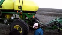 John Deere Spring wheat seeding 2015 quadcopter video - Bickleton, WA