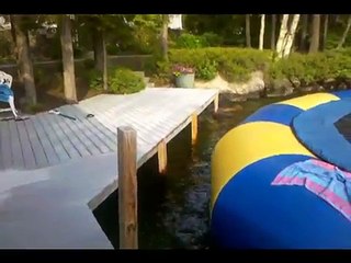 Water Trampoline Flips