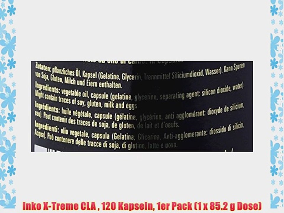 Inko X-Treme CLA  120 Kapseln 1er Pack (1 x 85.2 g Dose)