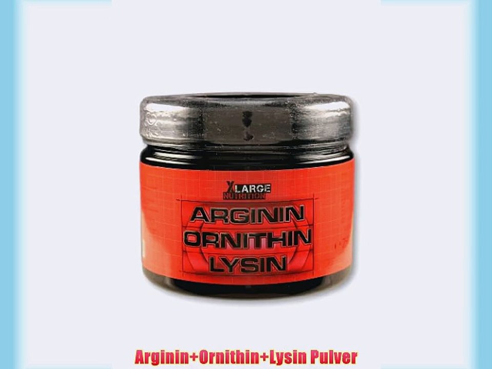 XLarge Nutrition Arginin Ornithin Lysin Pulver - 250g