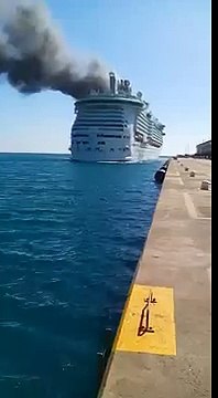 One of World's Largest Cruise Ships Catches Fire in Jamaica