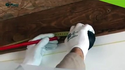 Pose Placo faire un faux plafond avec Placo   BATICOTRAVAUX