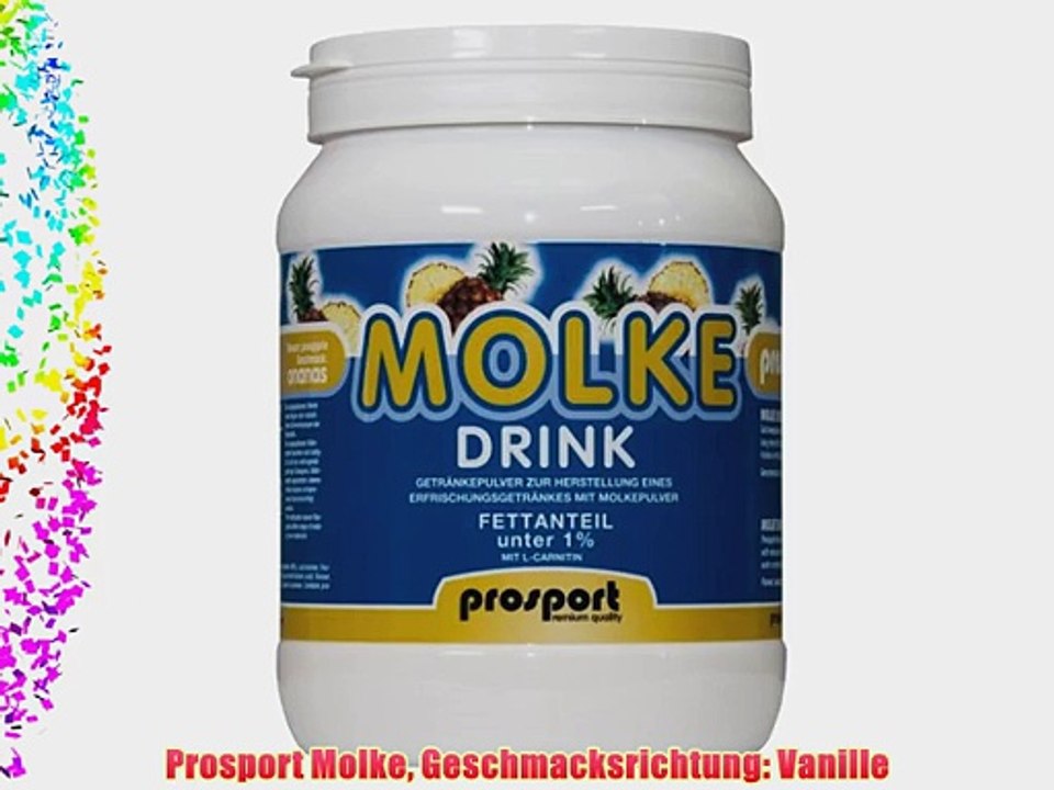 Prosport Molke Geschmacksrichtung: Vanille