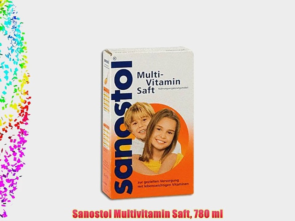 Sanostol Multivitamin Saft 780 ml