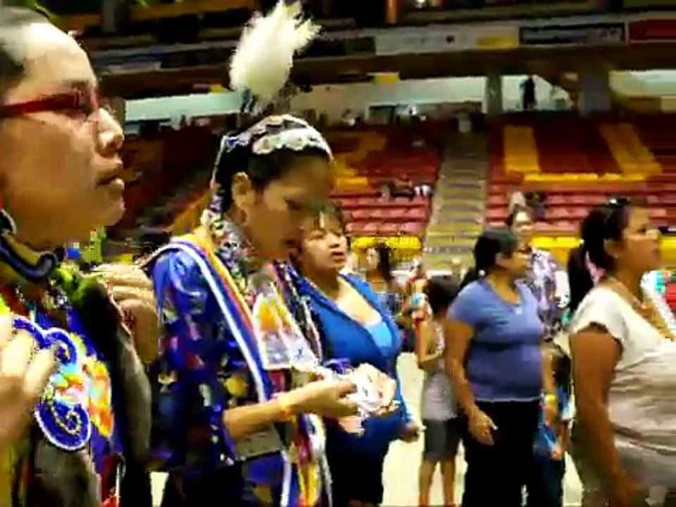 Sto:lo Singers, Co-ed Song, Spirit of the People Pow wow, Chilliwack BC