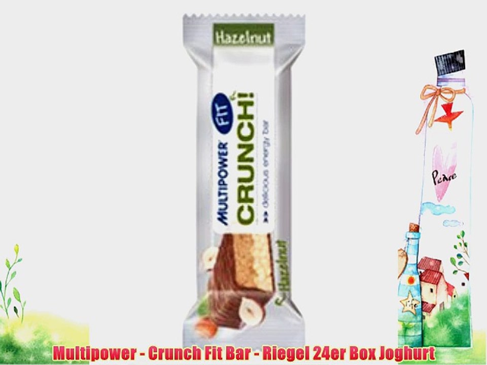 Multipower - Crunch Fit Bar - Riegel 24er Box Joghurt