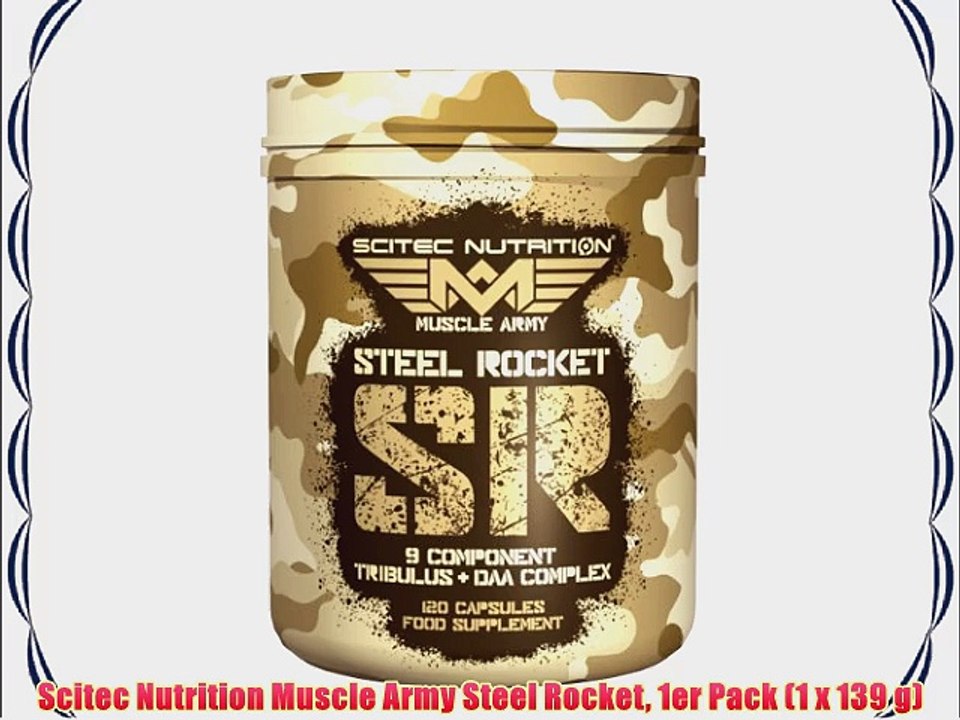 Scitec Nutrition Muscle Army Steel Rocket 1er Pack (1 x 139 g)