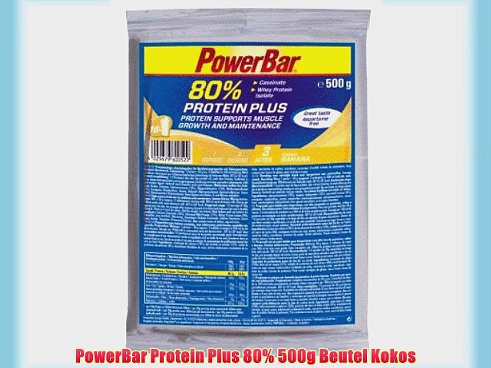 PowerBar Protein Plus 80% 500g Beutel Kokos