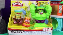 Play Doh Hulk with Play Doh Iron Man vs Teenage Mutant Ninja Turtles with Superman and The
