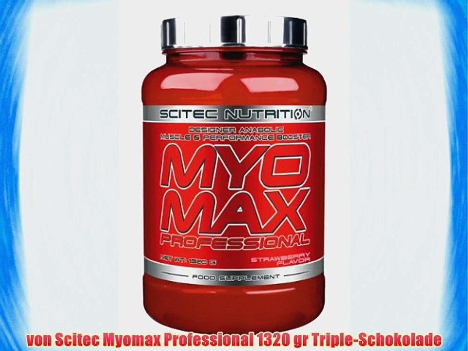 von Scitec Myomax Professional 1320 gr Triple-Schokolade