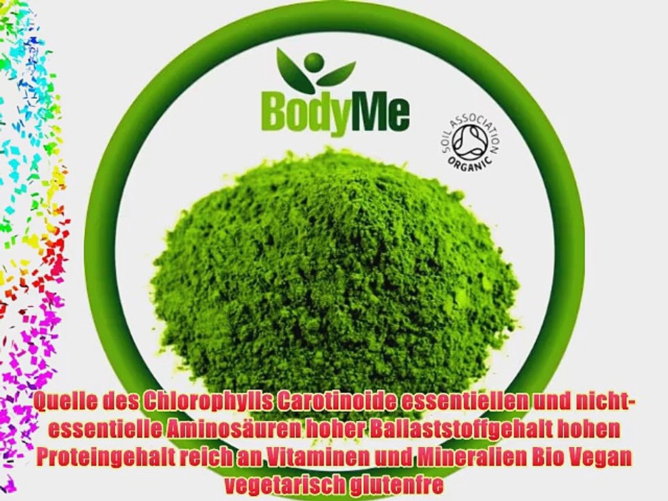 BodyMe Bio Neuseeland-Gerstengras Pulver | 250 g (1 x 250 g) | Soil Association Zertifiziert