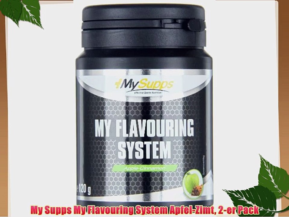My Supps My Flavouring System Apfel-Zimt 2-er Pack