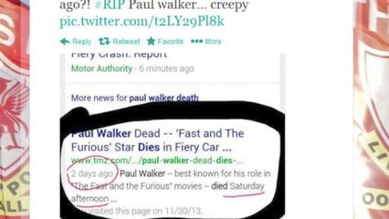 Paul Walker Illuminati Death and Family Guy Connection