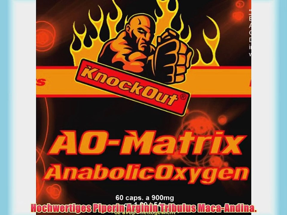 US Testo Booster auf NO2-Basis by KnockOut-Nutrition - AnabolicOxygen-Matrix - 360 Kapseln