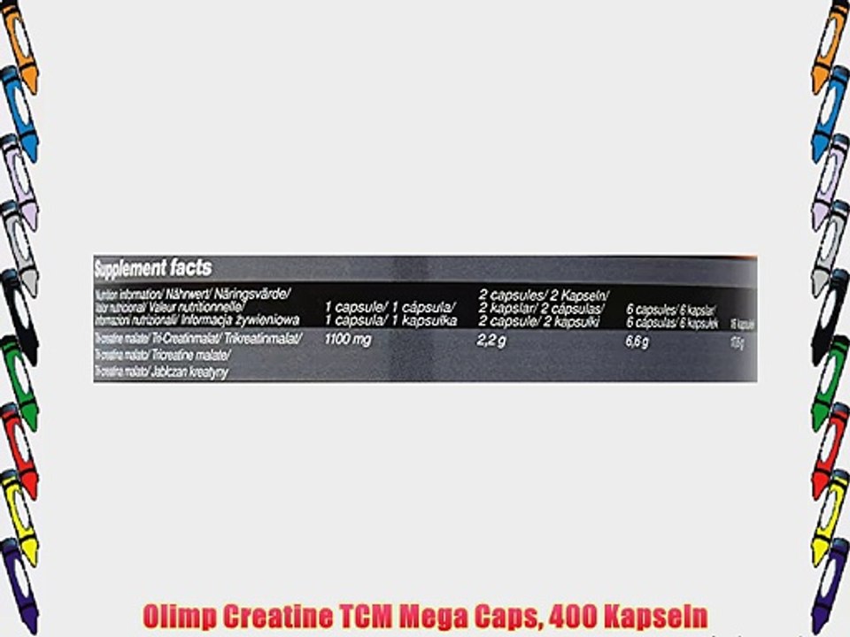 Olimp Creatine TCM Mega Caps 400 Kapseln