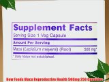 Now Foods Maca Reproductive Health 500mg 250 Capsules