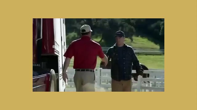 Budweiser 2013 Superbowl Commercial Brotherhood Tommie Turvey Trained Clydesdales