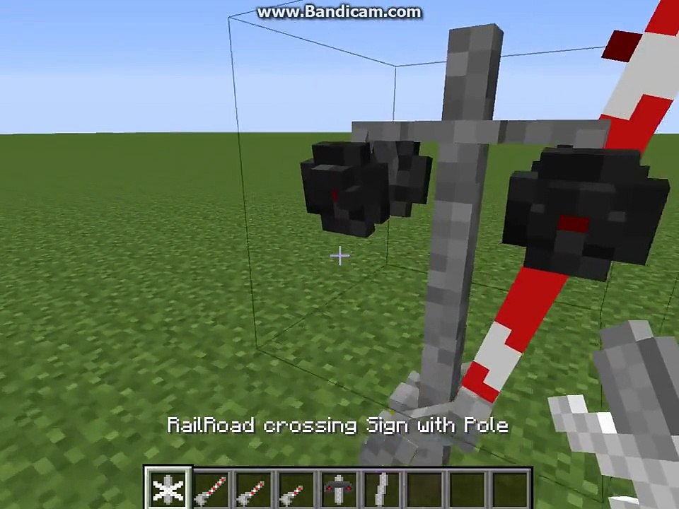 Minecraft - Railroad Crossings - Lights and Gates - Minecraft 1.7.2 - (HD)