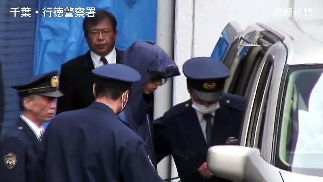 市橋容疑者、やせた顔で送検