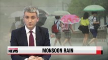 Monsoon rain expected across most of Korea