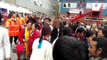 Hyolmo   and Nepalese community people  Welcoming His holiness The dalai lama in  the Uk