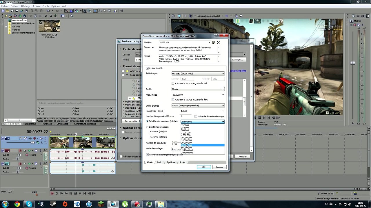Comment faire le meilleur rendu Sony Vegas Pro pour YouTube