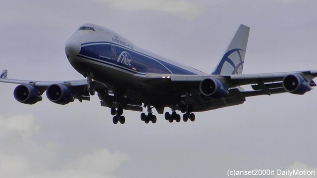 Airbridge Cargo Airlines Boeing 747-400 and 747-8 Landing in Frankfurt Airport. Plane Spotting