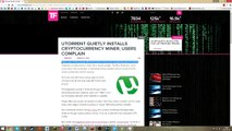 Vidéo info | utorrent vous envoie des virus ! La solution