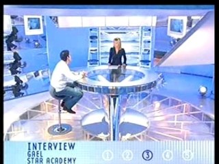 StarAc6 Gael-itw Départ (Canal+)