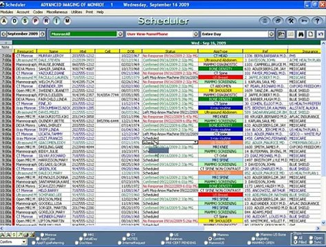 Medical Billing Software - ADS MedicsPremier Scheduler Demo