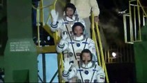 [ISS] Expedition 44 Crew Suit Up & Board Soyuz Rocket ahead of Launch