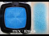 NYX Single E/S & Chrome Pigment Swatches