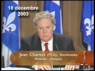 Jean Charest écoute la population