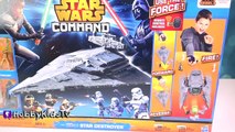 Star Wars Command Star Destroyer Luke vs Darth Vader Hot Wheels Save By HobbyKidsTV