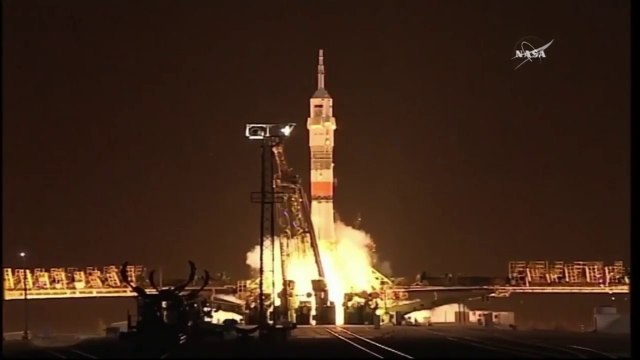 [ISS] Multiple Views of Liftoff of Soyuz TMA-17M on Soyuz-FG Rocket
