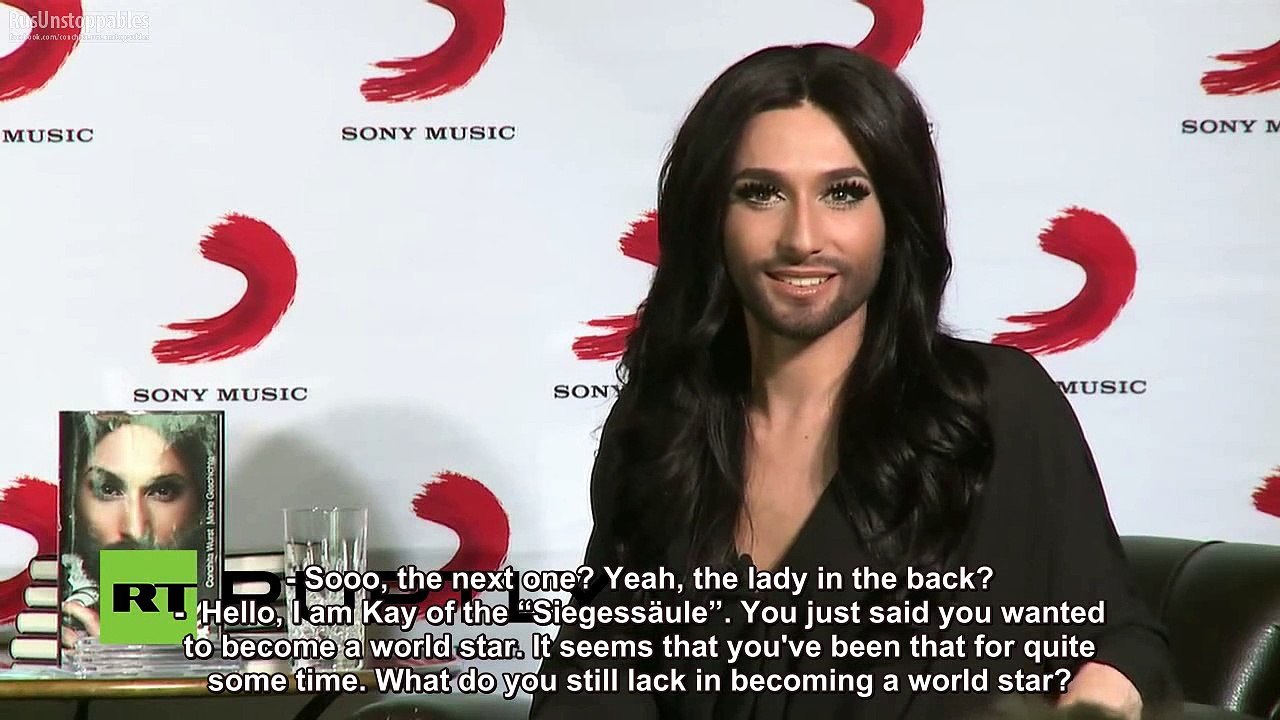 Live_ Conchita Wurst präsentiert neues Buch und neuen Song in Berlin - Part 2 - English subtitles
