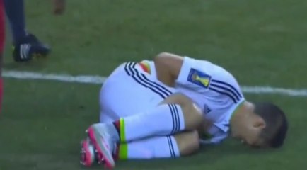 La simulation ridicule du Mexicain Paul Aguilar